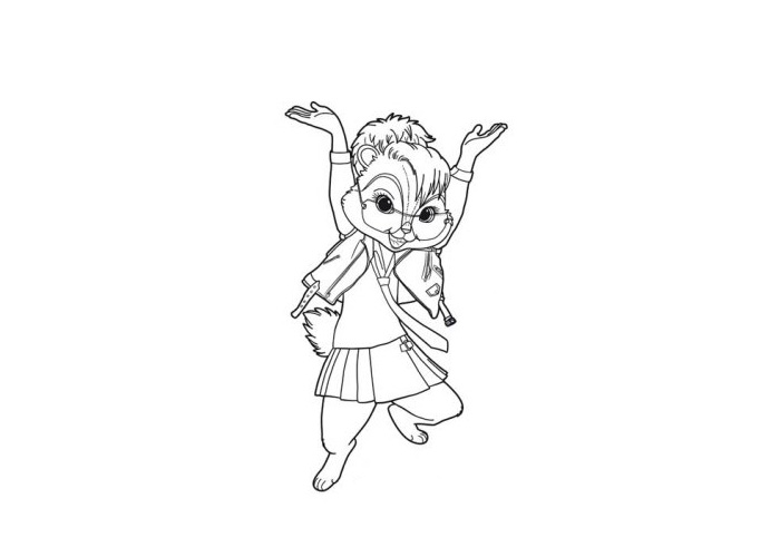 alvin and the chipmunks coloring pages  coloring pages