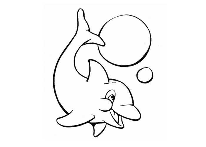 baby dolphin coloring pages - photo #8