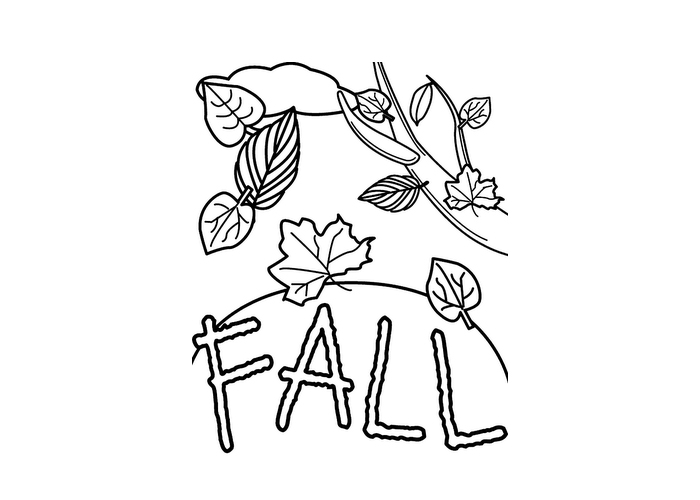 fall cartoon coloring pages - photo #9