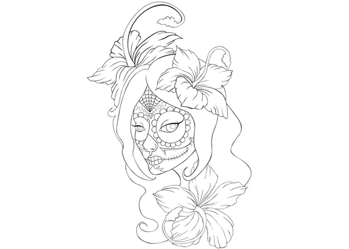 tattoo coloring pages - photo #10