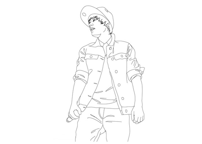 i love justin bieber coloring pages - photo #17