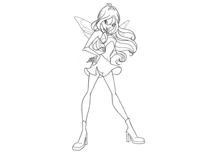 magic winx coloring pages - photo #2