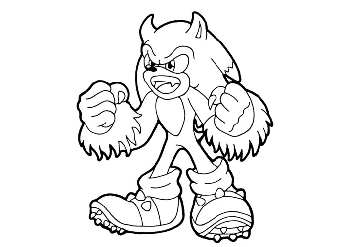 yellow sonic printable coloring pages - photo #47