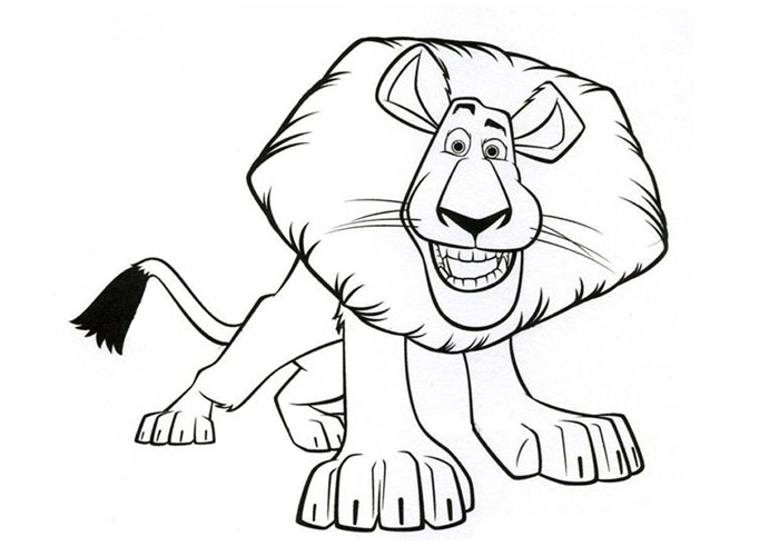 madagascar afro circus coloring pages - photo #49