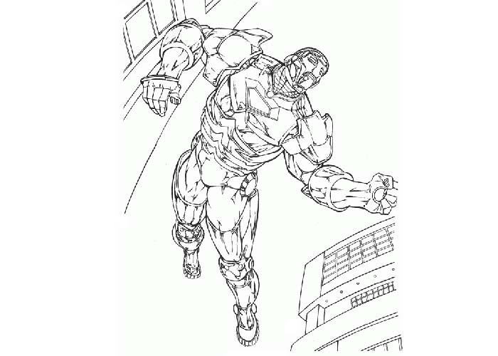 marvel coloring pages iron man - photo #10