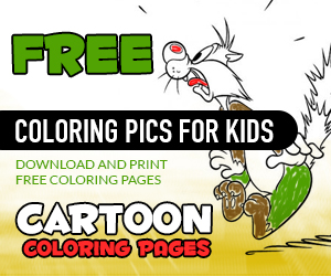Cartoon coloring pages
